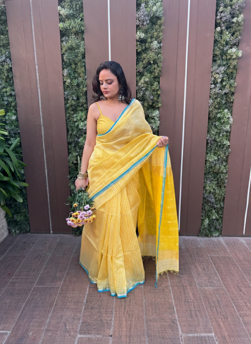 Peeli Dhoop - Handwoven Yellow