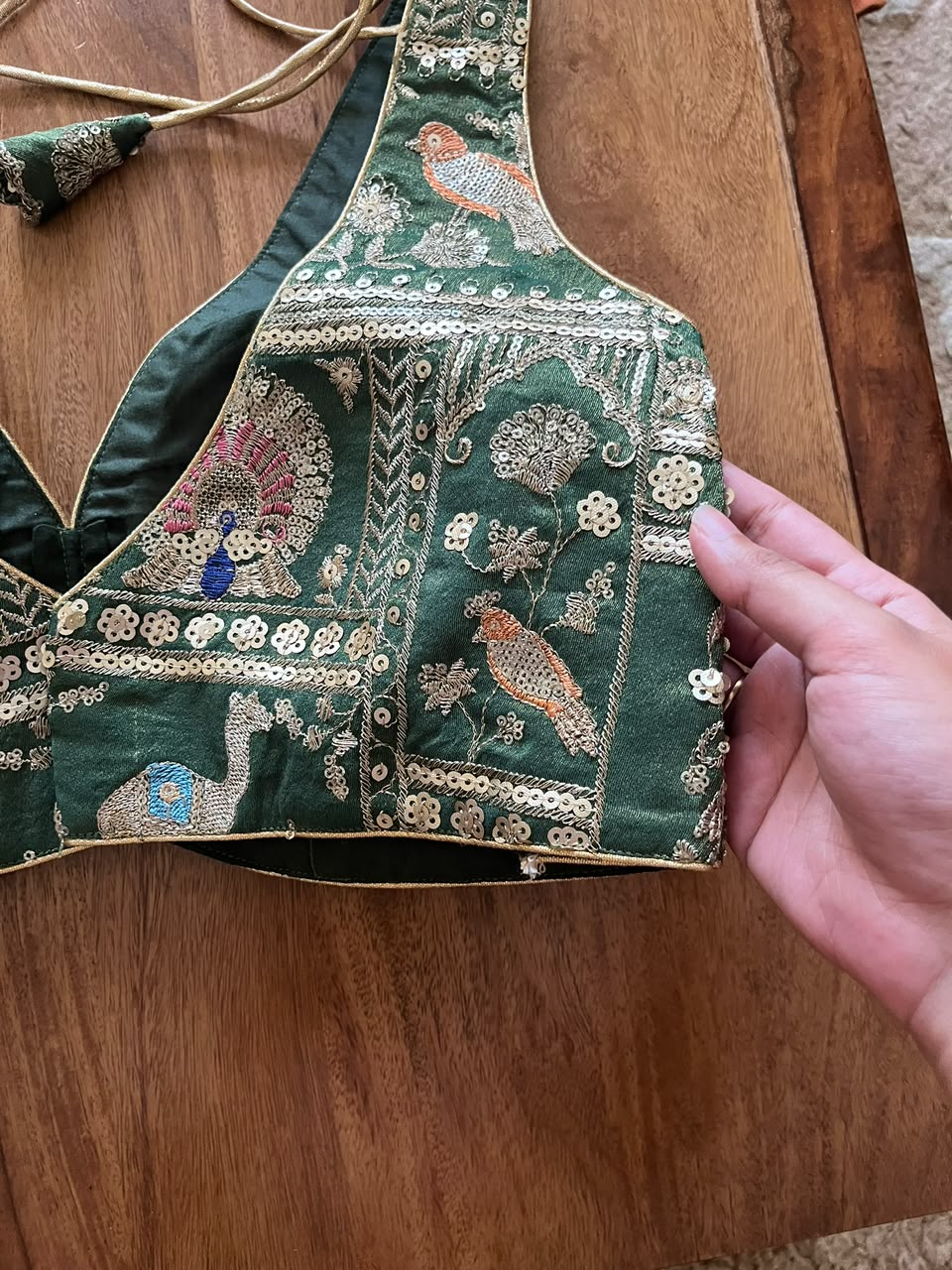 Mayura - Silk Embroidered blouse
