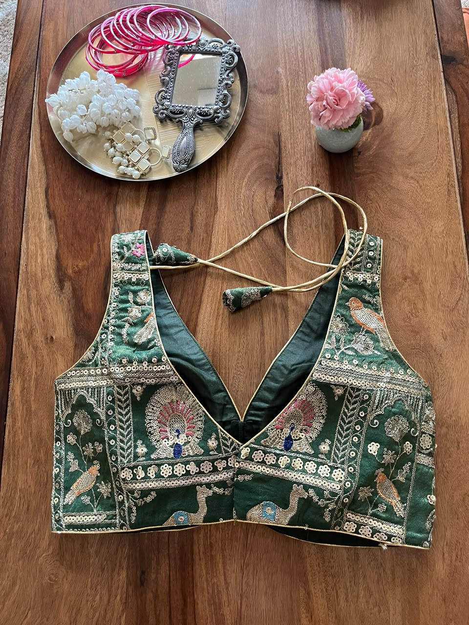 Mayura - Silk Embroidered blouse