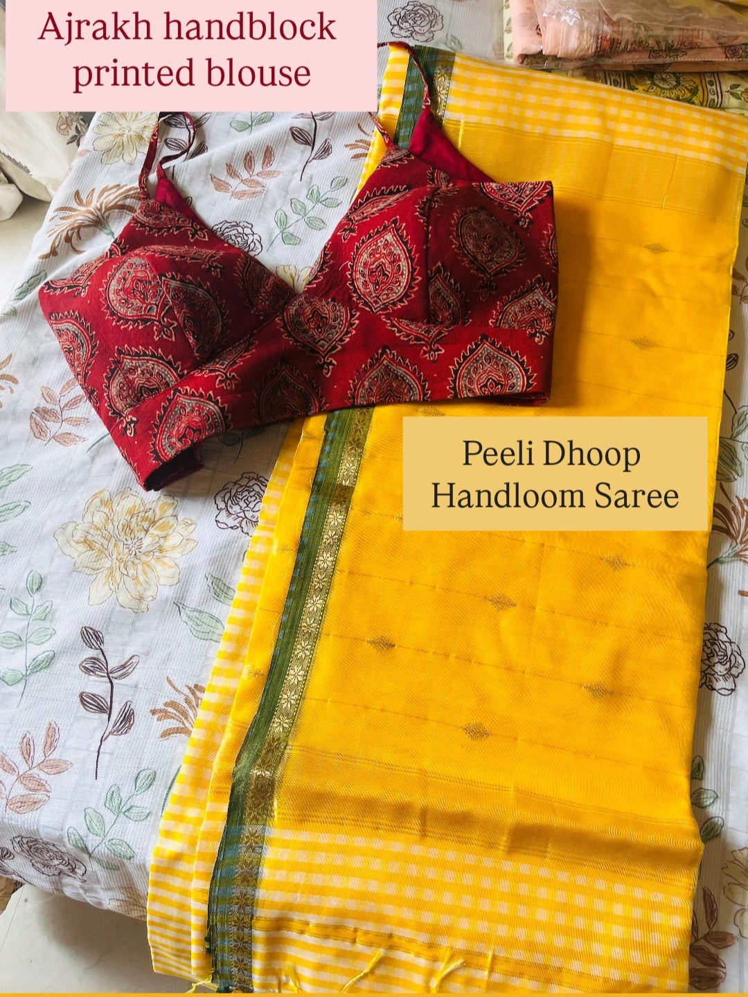 Peeli Dhoop - Handwoven Yellow