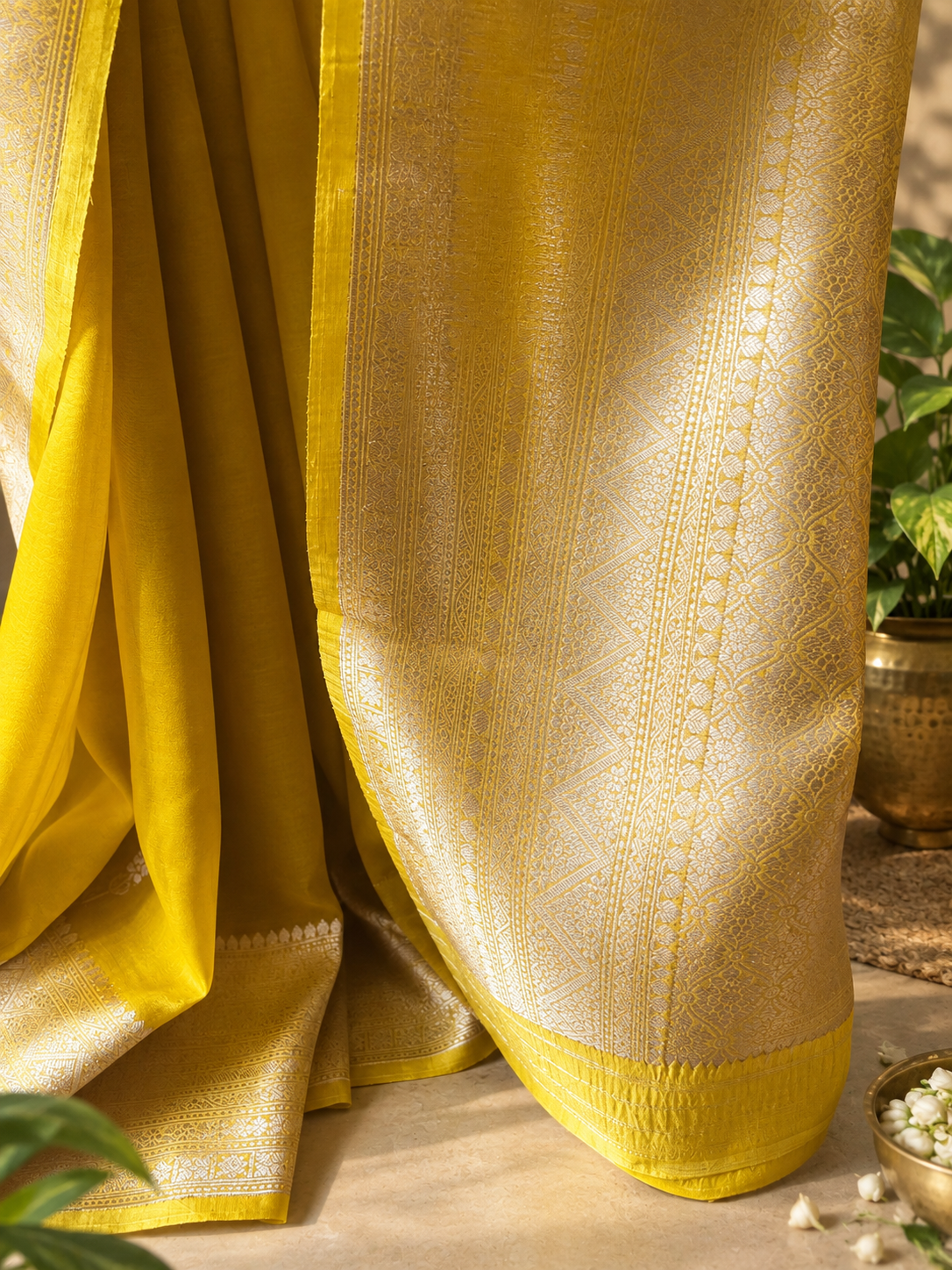 Kesar - Pure Organza Handloom Silk saree