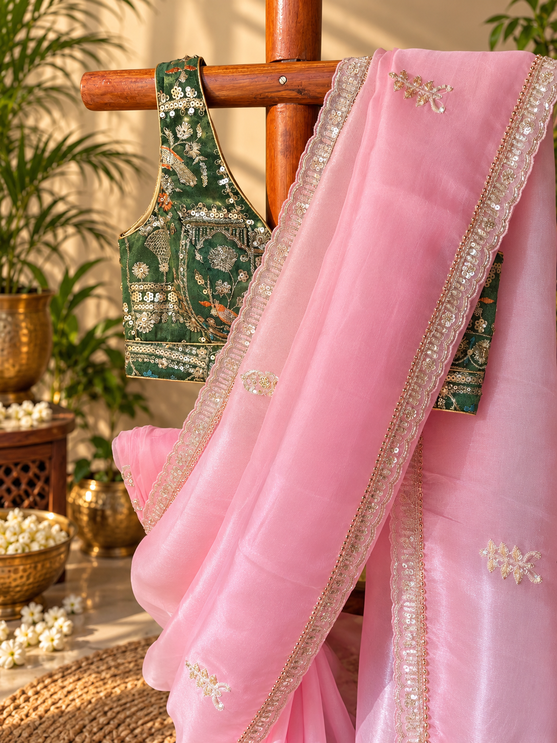 Mayura - Silk Embroidered blouse
