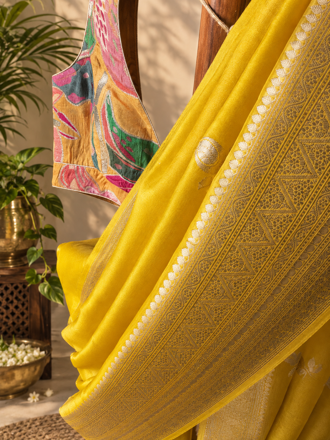 Kesar - Pure Organza Handloom Silk saree